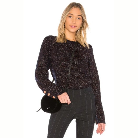 rag & bone Sweaters - NWT Rag & Bone Jubilee Sweater Navy/Lurex -M